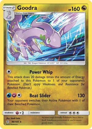 Pokemon TCG - SM - Guardians Rising - Goodra - 96/145 - Reverse Holofoil