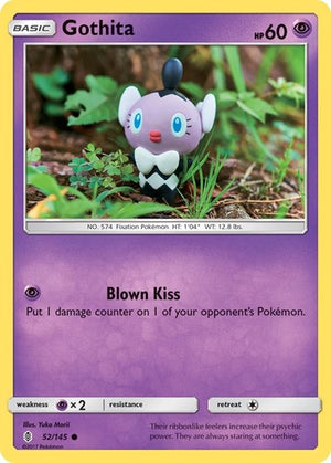 Pokemon TCG - SM - Guardians Rising - Gothita - 52/145 - Reverse Holofoil