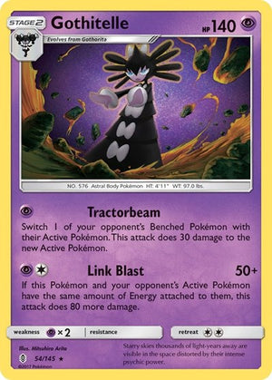 Pokemon TCG - SM - Guardians Rising - Gothitelle - 54/145