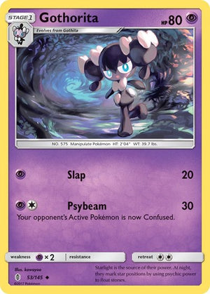 Pokemon TCG - SM - Guardians Rising - Gothorita - 53/145 - Reverse Holofoil