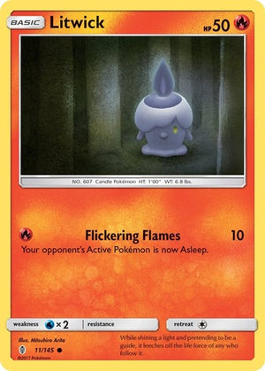 Pokemon TCG - SM - Guardians Rising - Litwick - 11/145