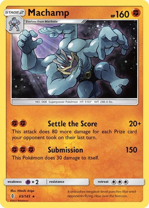Pokemon TCG - SM - Guardians Rising - Machamp - 65/145 - Holofoil
