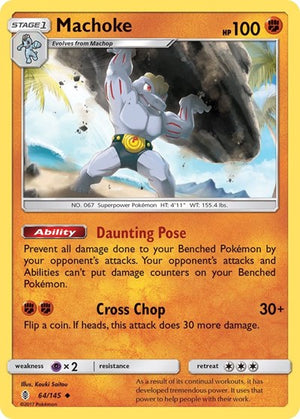Pokemon TCG - SM - Guardians Rising - Machoke - 64/145