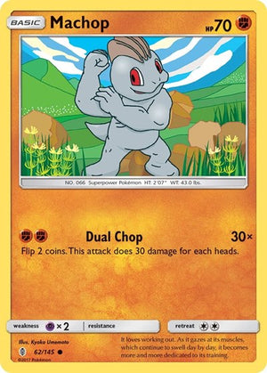 Pokemon TCG - SM - Guardians Rising - Machop - 62/145