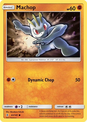 Pokemon TCG - SM - Guardians Rising - Machop - 63/145