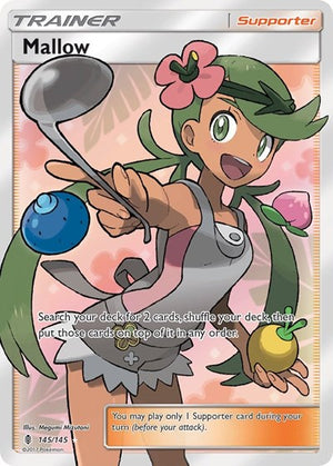 Pokemon TCG - SM - Guardians Rising - Mallow - 145/145 - Holofoil