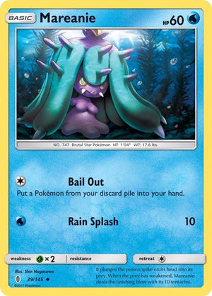 Pokemon TCG - SM - Guardians Rising - Mareanie - 39/145