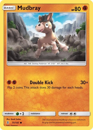 Pokemon TCG - SM - Guardians Rising - Mudbray - 75/145
