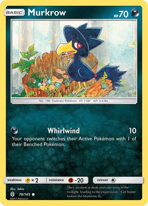 Pokemon TCG - SM - Guardians Rising - Murkrow - 78/145