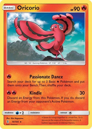 Pokemon TCG - SM - Guardians Rising - Oricorio - 14/145