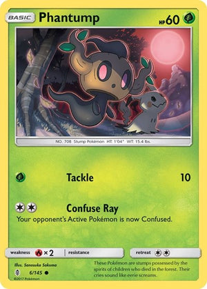 Pokemon TCG - SM - Guardians Rising - Phantump - 6/145