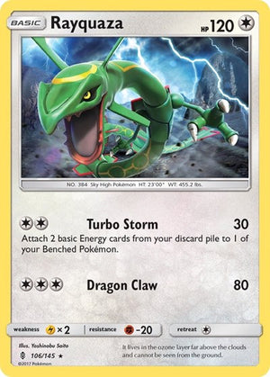 Pokemon TCG - SM - Guardians Rising - Rayquaza - 106/145