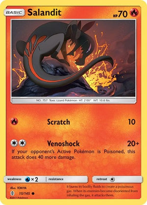 Pokemon TCG - SM - Guardians Rising - Salandit - 15/145