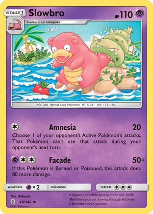 Pokemon TCG - SM - Guardians Rising - Slowbro - 49/145