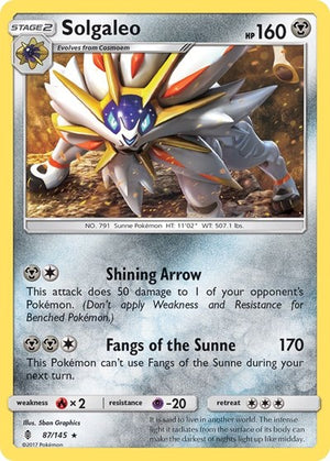 Pokemon TCG - SM - Guardians Rising - Solgaleo - 87/145