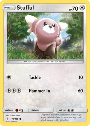 Pokemon TCG - SM - Guardians Rising - Stufful - 112/145