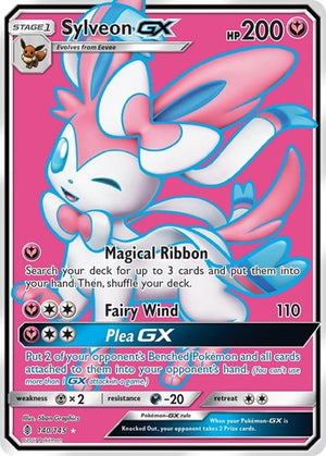 Pokemon TCG - SM - Guardians Rising - Sylveon GX - 140/145 - Holofoil