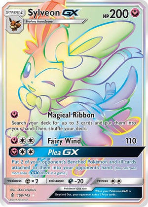 Pokemon TCG - SM - Guardians Rising - Sylveon GX - 158/145 - Holofoil