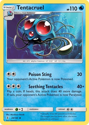 Pokemon TCG - SM - Guardians Rising - Tentacruel - 24/145