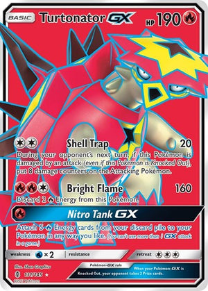 Pokemon TCG - SM - Guardians Rising - Turtonator GX - 131/145 - Holofoil