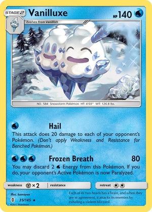 Pokemon TCG - SM - Guardians Rising - Vanilluxe - 35/145