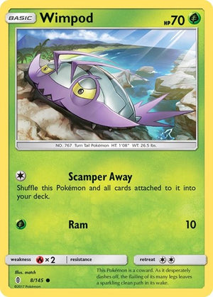 Pokemon TCG - SM - Guardians Rising - Wimpod - 8/145