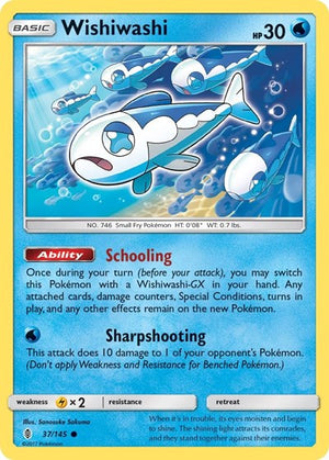 Pokemon TCG - SM - Guardians Rising - Wishiwashi - 37/145