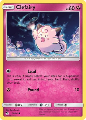 Pokemon TCG - Hidden Fates - Clefairy - 38/68