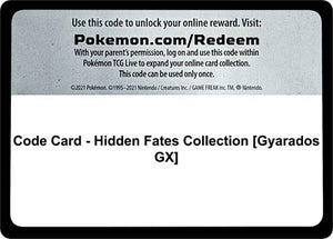 Pokemon TCG - Hidden Fates - Code Card - Hidden Fates Collection