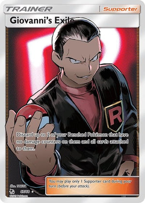 Pokemon TCG - Hidden Fates - Giovanni's Exile - 67/68 - Holofoil