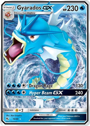 Pokemon TCG - Hidden Fates - Gyarados GX - 16/68 - Holofoil