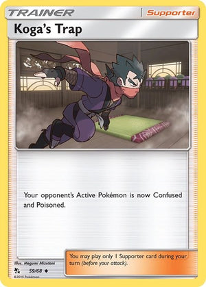 Pokemon TCG - Hidden Fates - Koga's Trap - 59/68