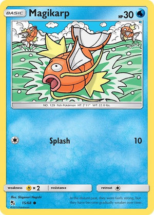 Pokemon TCG - Hidden Fates - Magikarp - 15/68 - Reverse Holofoil