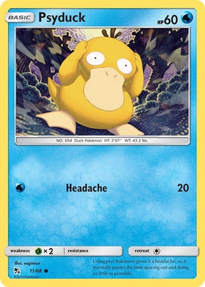 Pokemon TCG - Hidden Fates - Psyduck - 11/68