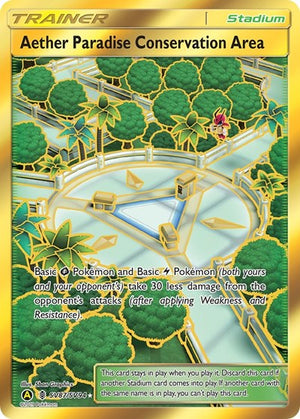 Pokemon TCG - Hidden Fates: Shiny Vault - Aether Paradise Conservation Area - SV87/SV94 - Holofoil