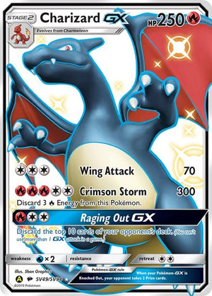 Pokemon TCG - Hidden Fates: Shiny Vault - Charizard GX - SV49/SV94 - Holofoil
