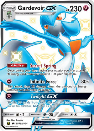 Pokemon TCG - Hidden Fates: Shiny Vault - Gardevoir GX - SV75/SV94 - Holofoil