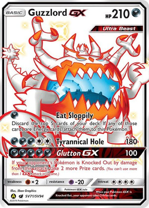 Pokemon TCG - Hidden Fates: Shiny Vault - Guzzlord GX - SV71/SV94 - Holofoil