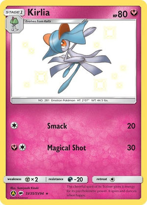 Pokemon TCG - Hidden Fates: Shiny Vault - Kirlia - SV35/SV94 - Holofoil