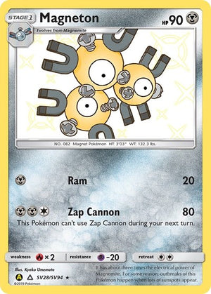 Pokemon TCG - Hidden Fates: Shiny Vault - Magneton - SV28/SV94 - Holofoil