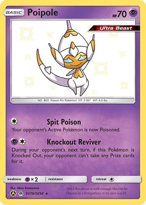 Pokemon TCG - Hidden Fates: Shiny Vault - Poipole - SV19/SV94 - Holofoil