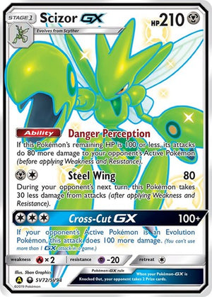 Pokemon TCG - Hidden Fates: Shiny Vault - Scizor GX - SV72/SV94 - Holofoil