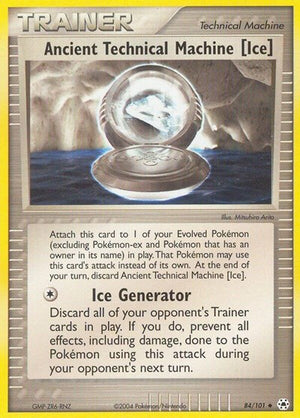 Pokemon TCG - EX Hidden Legends - Ancient Technical Machine - 84/101 - Reverse Holofoil