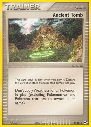 Pokemon TCG - EX Hidden Legends - Ancient Tomb - 87/101