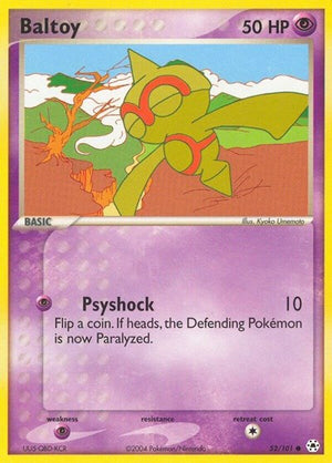 Pokemon TCG - EX Hidden Legends - Baltoy - 52/101