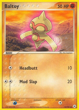 Pokemon TCG - EX Hidden Legends - Baltoy - 53/101 - Reverse Holofoil