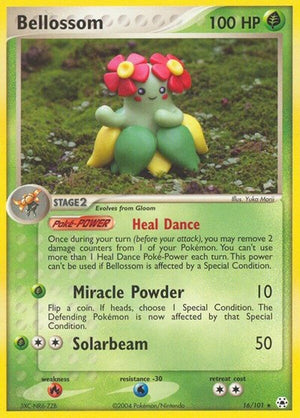Pokemon TCG - EX Hidden Legends - Bellossom - 16/101 - Reverse Holofoil