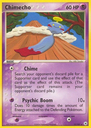 Pokemon TCG - EX Hidden Legends - Chimecho - 17/101
