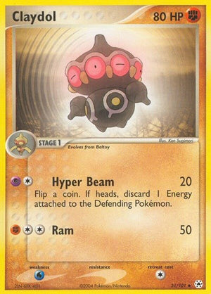 Pokemon TCG - EX Hidden Legends - Claydol - 31/101