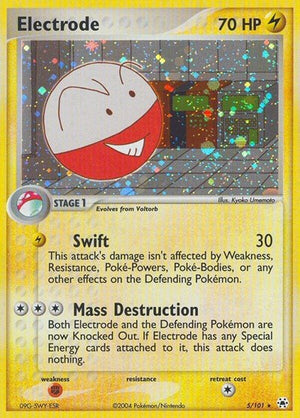 Pokemon TCG - EX Hidden Legends - Electrode - 5/101 - Holofoil